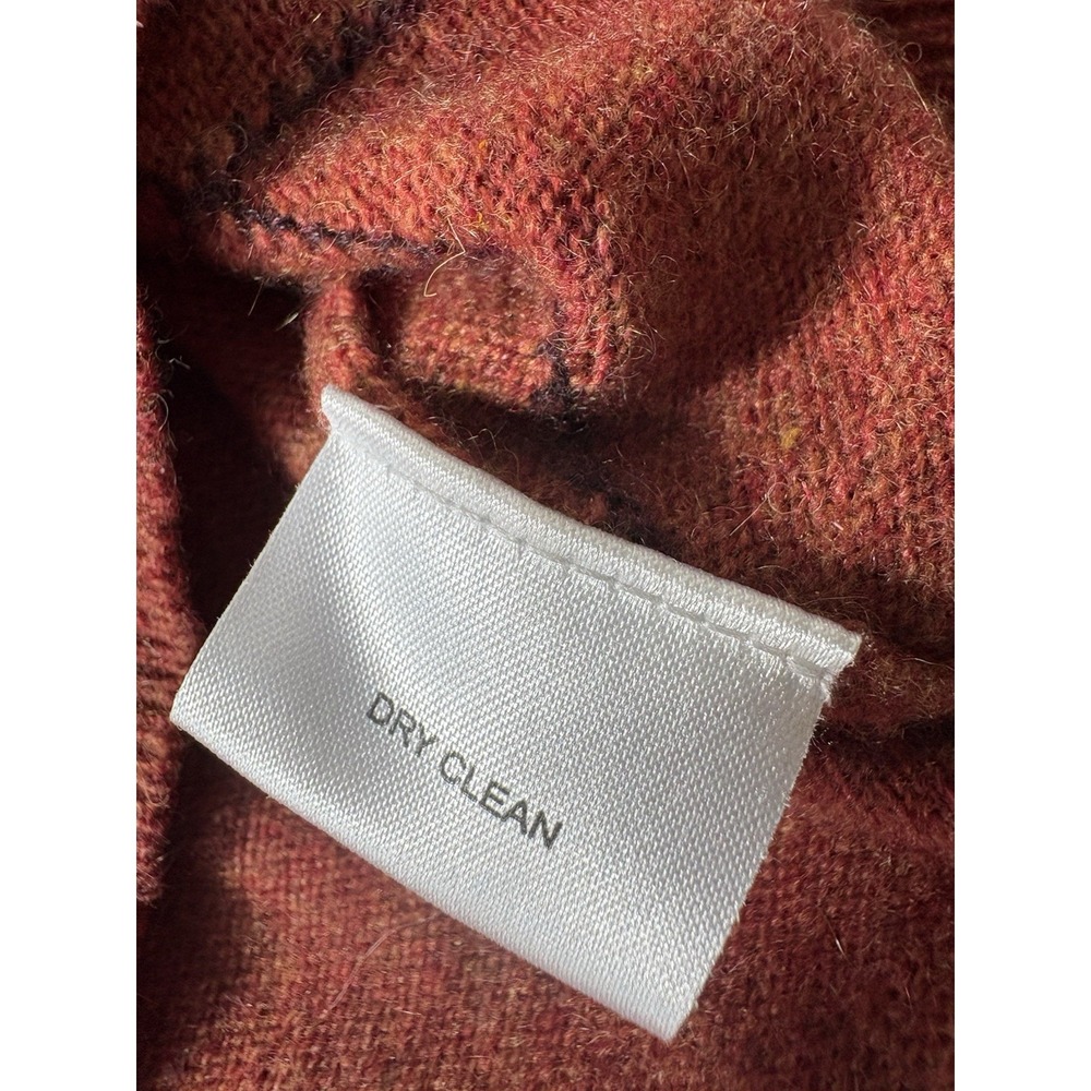 Alan flusser argyle sweater size L 100% cashmere - Picture 7 of 7